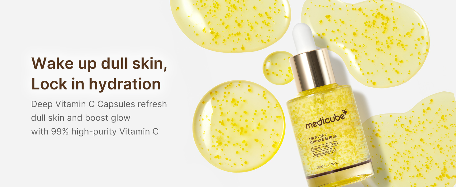 سرم کپسولی ویتامین C مدی کیوب روشن‌کننده و صاف‌کننده پوست حجم 30 میلی‌لیتر
medicube DEEP VITA C CAPSULE SERUM 30ml